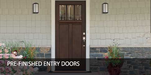 Pre-finished Exterior Doors