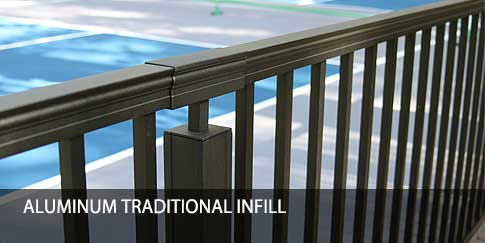 Aluminum Traditional Infill Railing