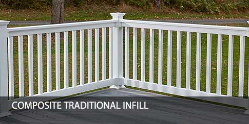 Composite Traditional Infill Railing