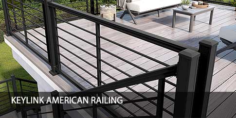 Keylink American Aluminum Railing