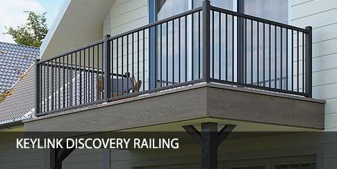 Keylink Discovery Aluminum Railing