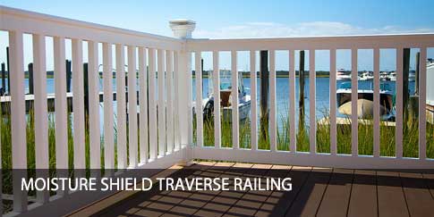 Moisture Shield Composite Traverse Railing