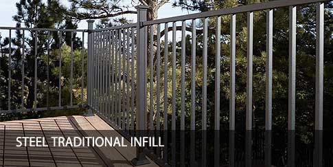 Steel Traditional Infill Railing