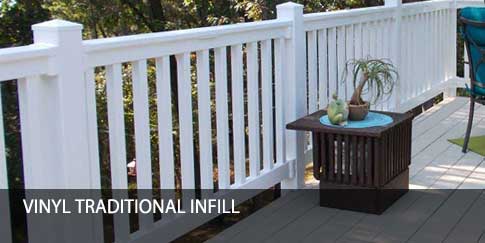 Vinyl Traditional Infill Railing
