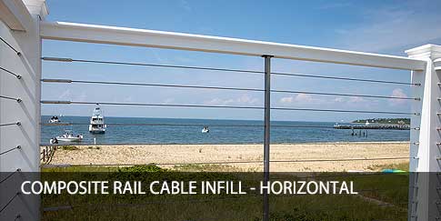 Composite Rail Cable Infill - Horizontal